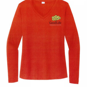 GoodLife Long Sleeved Sweat-Wicking V-Neck